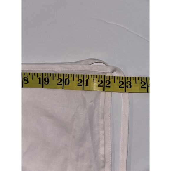 Andie Swim Vacation Beach Linen Blend The Wrap Skirt in Coco White Size Small - Picture 6 of 8